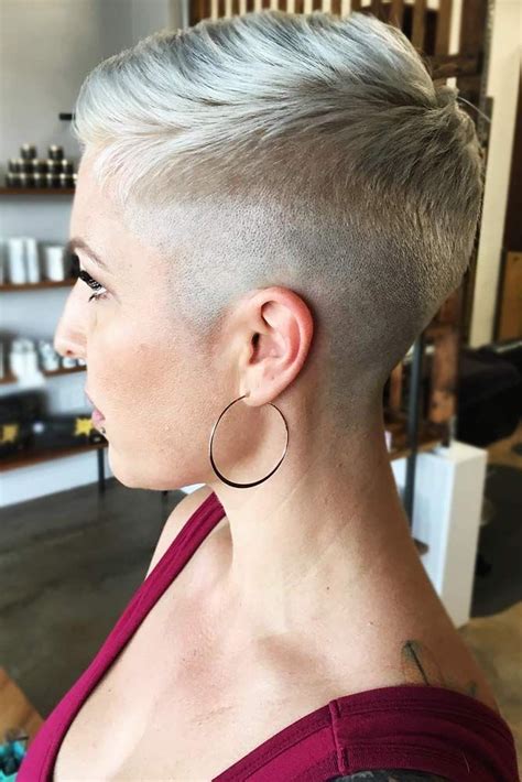 fade haircut styles with designs|fade haircut for older women.